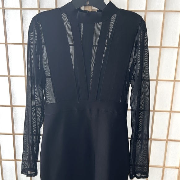 Bebe mesh body con dress - Picture 2 of 6